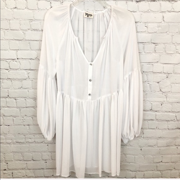 SHOW ME YOUR MUMU / Sienna Swing white Tunic Dress - Picture 4 of 7